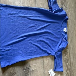 Lularoe Gigi solid blue med new with tag
